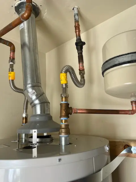 Water heater installation and plumbing repair in North Granby